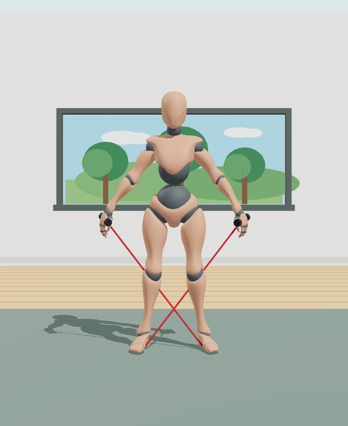 Rest position preview for Band lateral raise