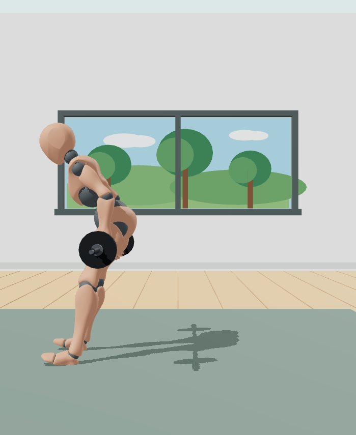 Rest position preview for Barbell row