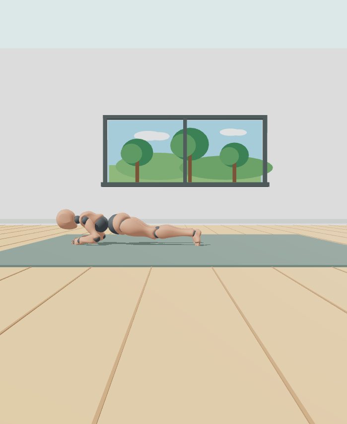 Rest position preview for Close-grip push-up