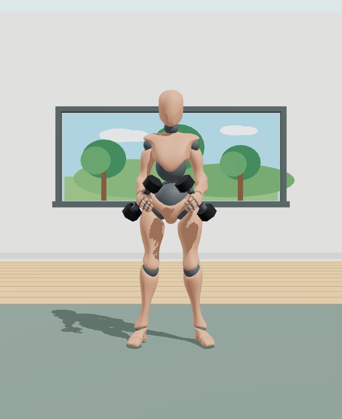 Rest position preview for Dumbbell hammer curl