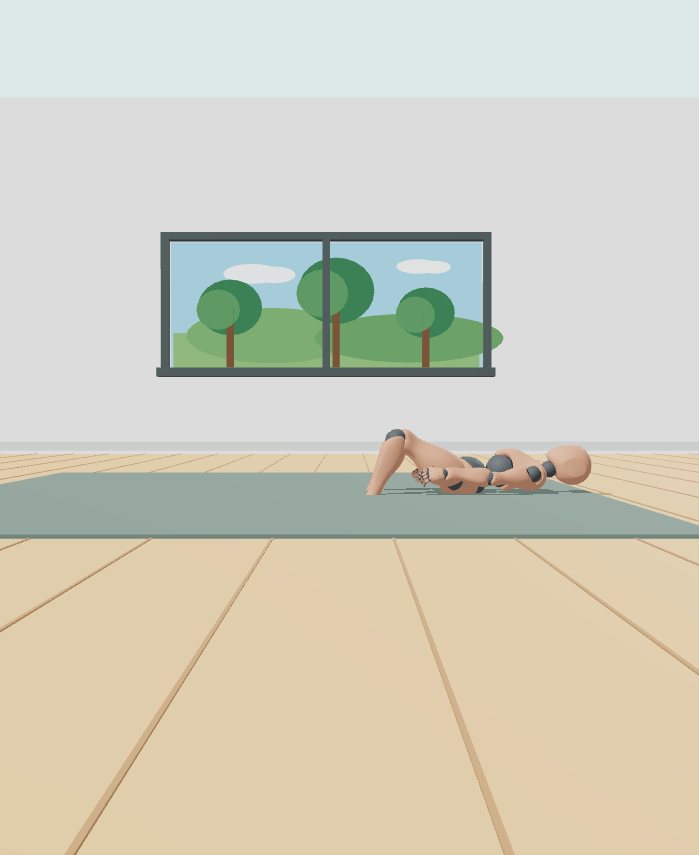 Rest position preview for Floor crunch