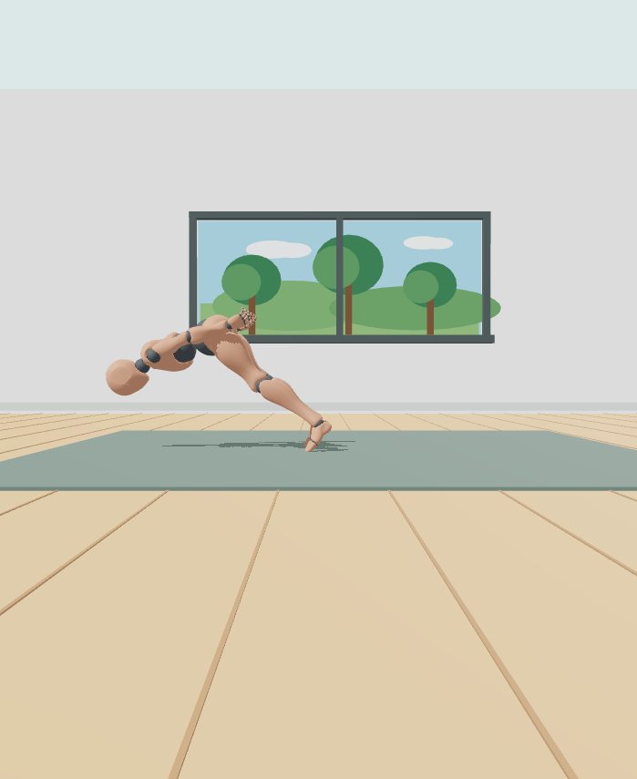 Rest position preview for Floor superman