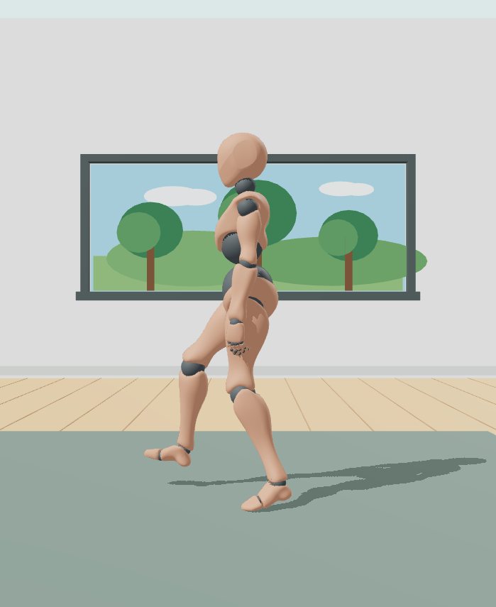 Rest position preview for Reverse lunge